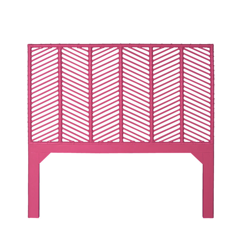 Liam Collection Bed, Queen, Hot Pink