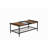 Modern Coffee Table, 47.2 x 17.7 x 21.7 inches | Atlantic Pine & Black Finish, 100% Melamine Coated Particle Board, Thickness: 0.7 inches | Industrial Style, Stylish & Durable Design for Living Room & Lounge Areas