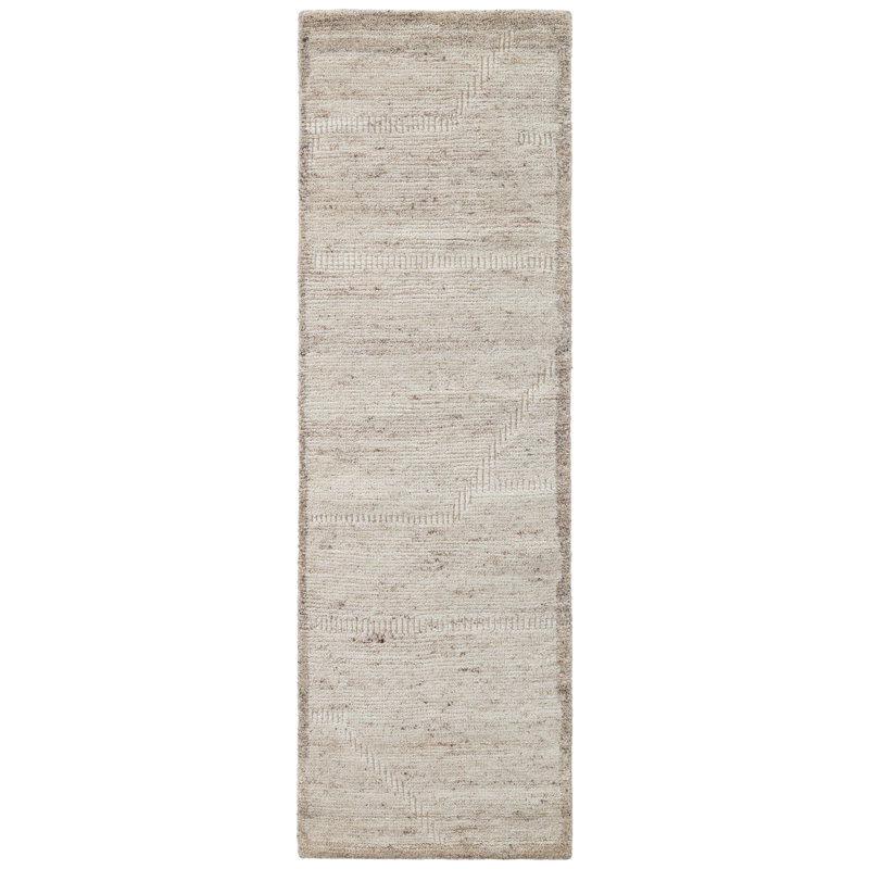 Hand Knotted Wool Aya Rug, Runner 2'6" x 8'