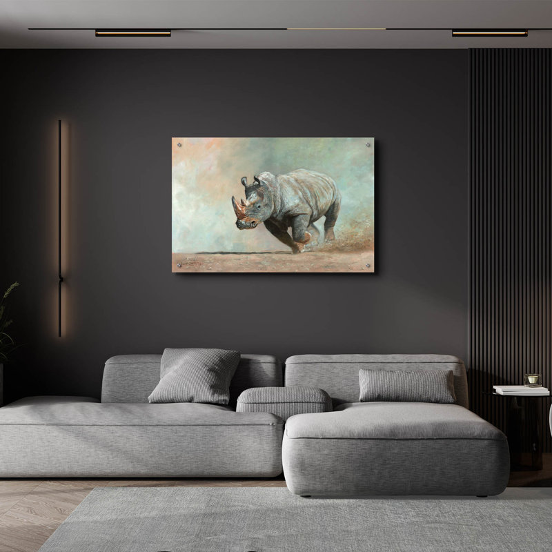 «Thunder Road2» par David Stribble, art mural en verre acrylique, H 24 po x l 36 po x P 0,2 po