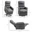 Fauteuil d'appoint moderne, fauteuil inclinable électrique-1307331293