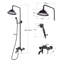 Mccauley Mixer Shower with Dual Shower Head