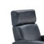 Fauteuil inclinable électrique pivotant en cuir véritable à grain supérieur avec accoudoirs doubles (ensemble de 2)-121438249