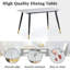Ensemble de salle à manger 5 pièces 50 "avec chaises rembourrées Contemporary-92611037-92611032