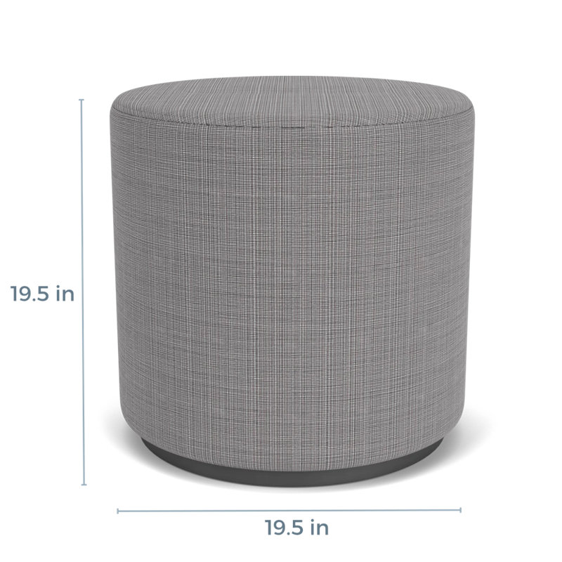 Repose-pieds Darsey, Charcoal, Gris chambray