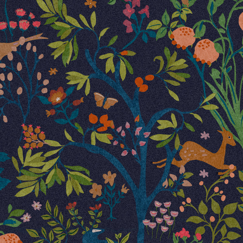Double rouleau Brooksley, Bleu marine