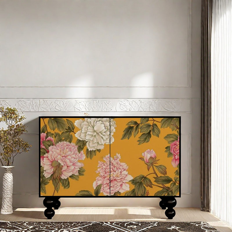 Armoire décorative exquise pivoine