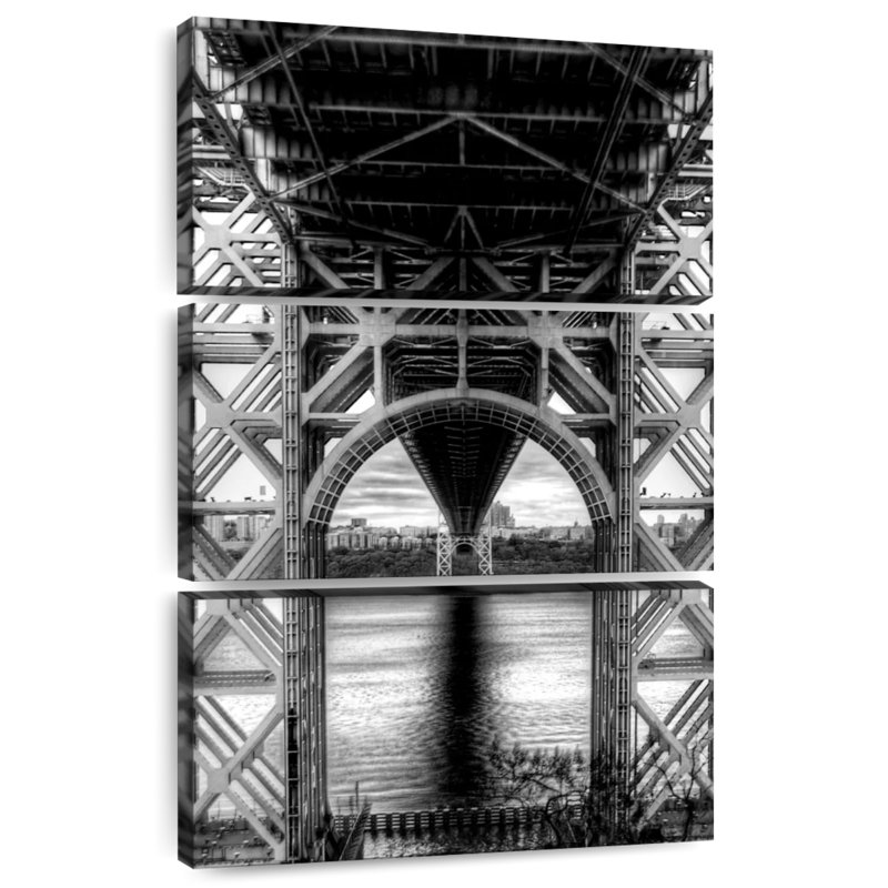Lilie au-dessous du pont George Washington, H 57 po x l 36 po