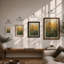Wildflower Meadow Botanical - Framed Print-423560256-423560265