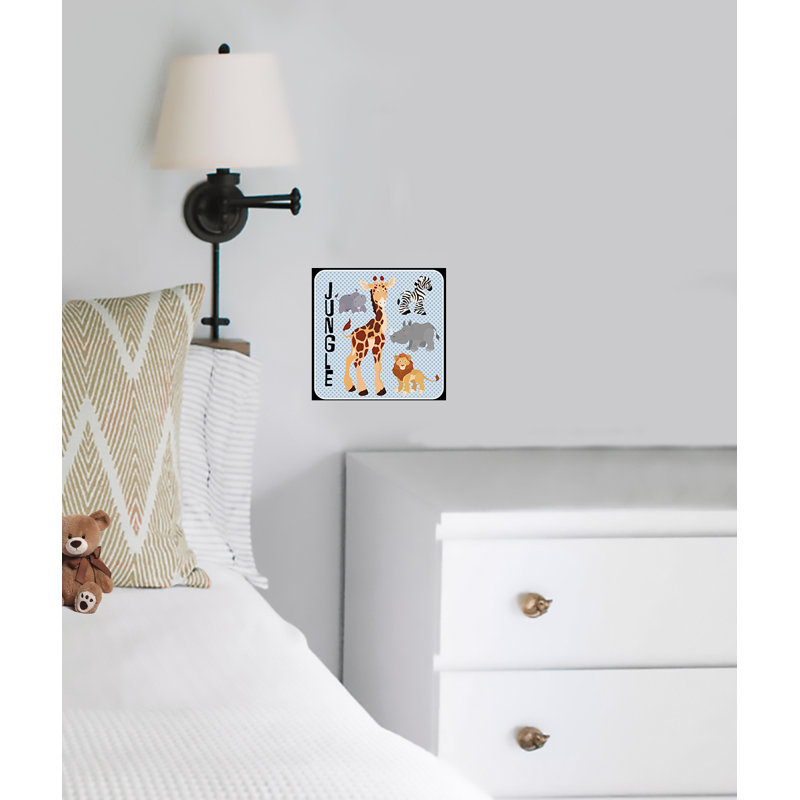 Impression sur papier Brannan Happy Jungle, H 24 po x l 24 po