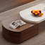 Table basse en bois massif design sens Design-107505461