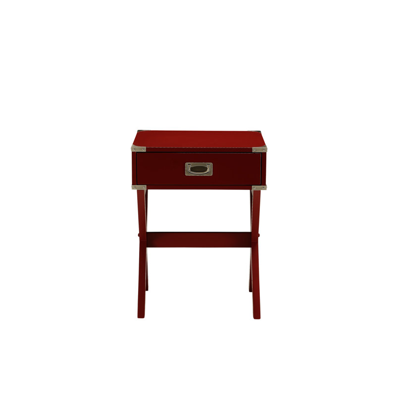 Table d'appoint Babs, Rouge