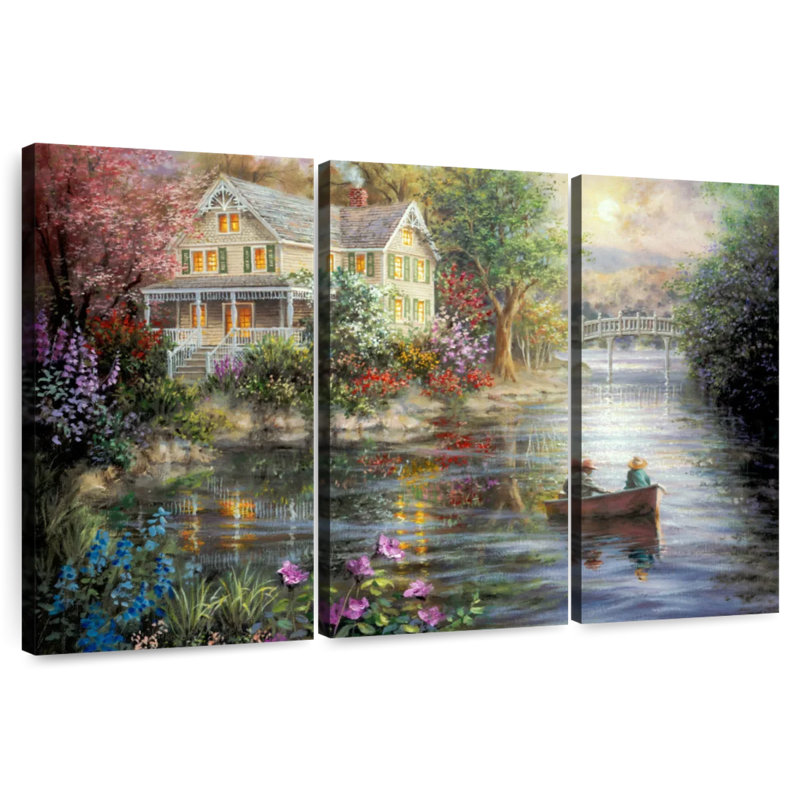 Lilie The Evening Reflections, 24" H x 38" W
