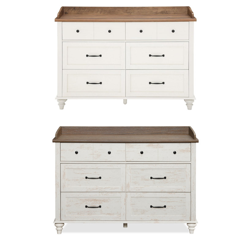 Commode double 12 tiroirs Allyssa (ensemble de 2)