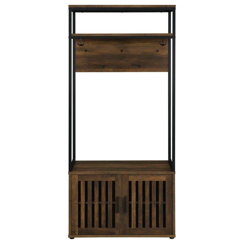 Arbre d'entrée 31,5 po de large avec banc et rangement pour chaussures Rhetta