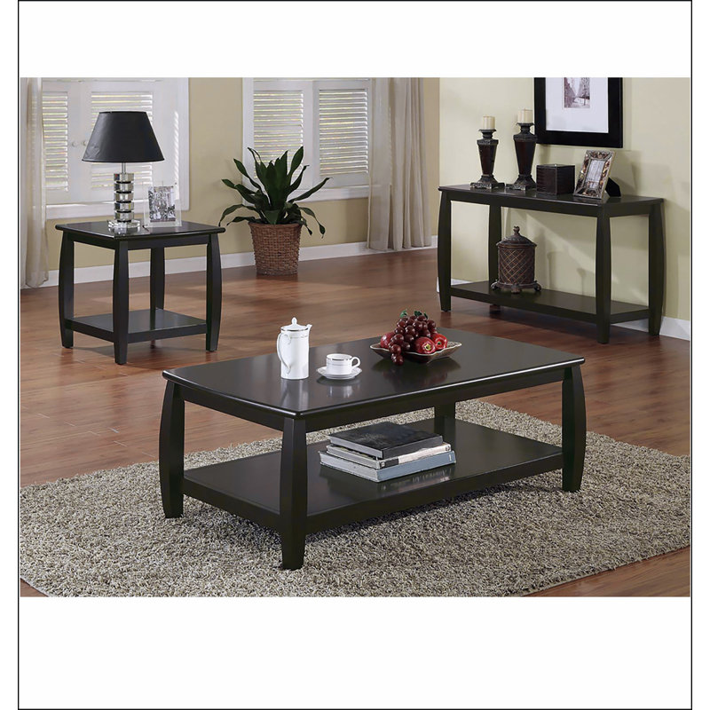 Table de canapé rectangulaire Cappuccino