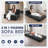 39'' Upholstered Convertible Sleeper Sofa-1286928593-1296611784