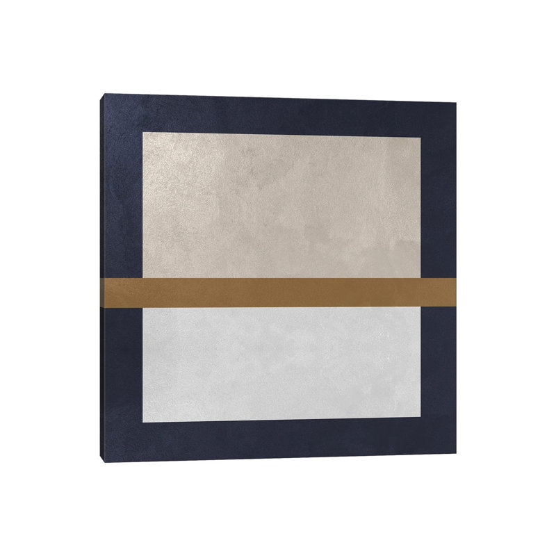 Abstract Queen Square IV by Helo Moraes - Gallery-Wrapped Canvas Giclée on Canvas, Wrapped Canvas, 30.48 cm H x 30.48 cm W