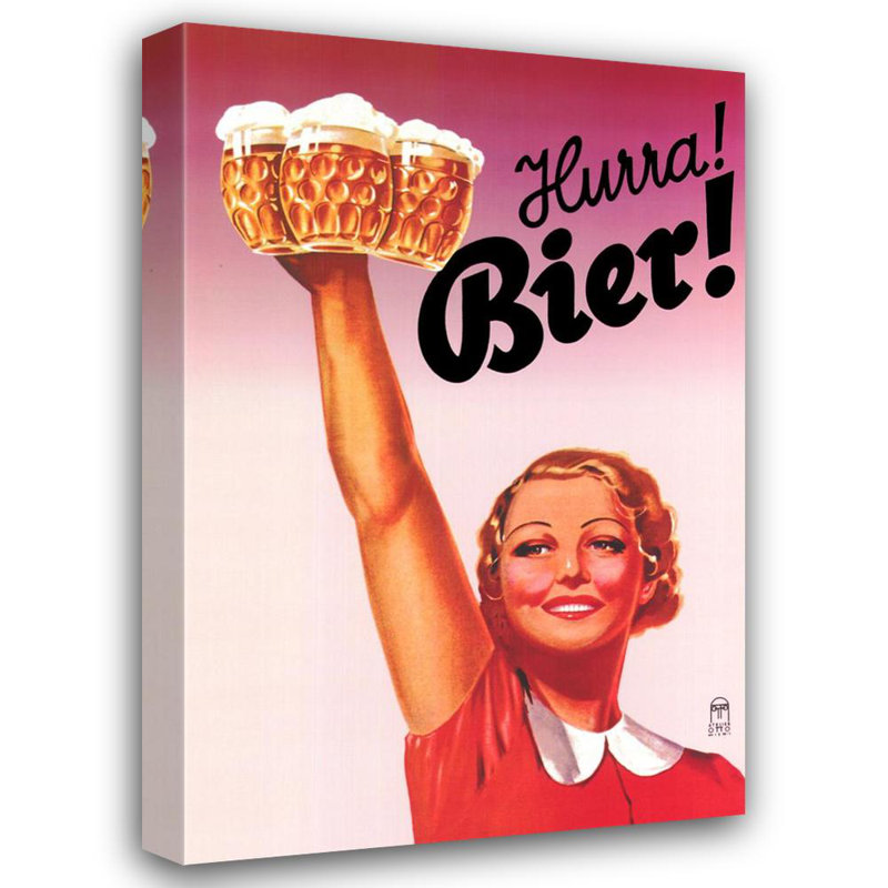 Harra! Bier!, 40" H x 27" W