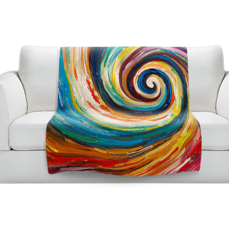 Couverture sherpa doux en spirale ii, l 51 po x L 60 po