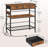 Rolling Kitchen Island with Power Outlet – Mobile Cart with Wine Rack, Drawers & USB Ports