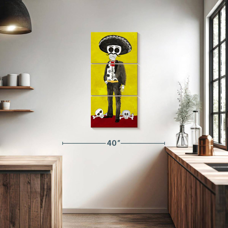 Jour des Morts, vertical I, H 38 po x l 18 po