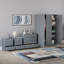 Tayce 4 Piece Bedroom Set (3 Drawer Bedside Chest X2, 4 Drawer Chest, 3 Door Wardrobe)-1347730766