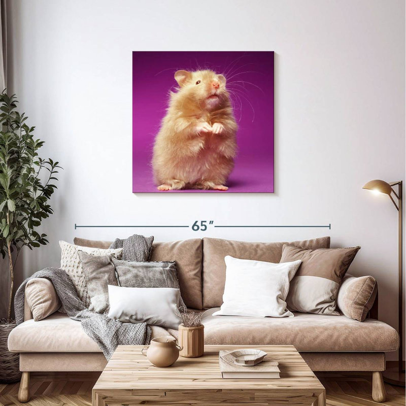 Ketti Fluffy Hamster, 36" H x 36" W
