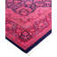 Overdyed Hand-Knotted Wool Modern-Contemporary Pink Area Rug 6' 0" x 9' 3"