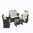 4 Pieces Outdoor Patio Furniture Sets-1837435222