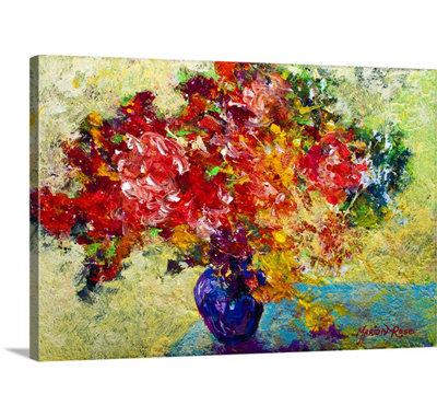 Cytheria Abstract Floral by Marion Rose - Wrapped Canvas Print