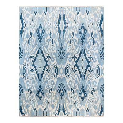 Overdyed One-of-a-Kind 8' 0" X 10' 4" Hand Knotted Area Rug