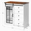 Armoire de rangement, buffet de cuisine à domicile, armoire de rangement de salon contre le mur, armoire de rangement minimaliste moderne, rétro