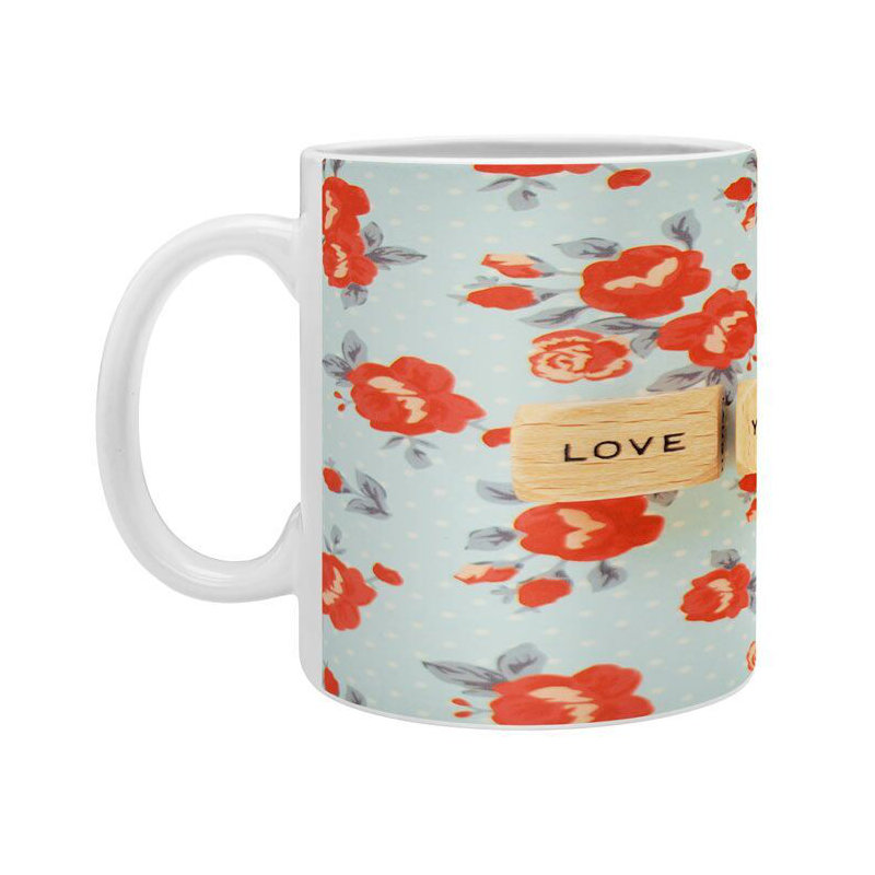 Grande tasse à café love your face
