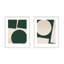 You & Me In Green Set Of 2 Painting by Lee Lessem-253859755-253859758