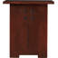 Highlands Solid Wood Pedestal End Table-1690645610