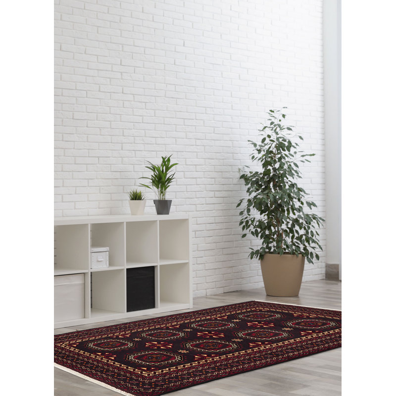 Tapis bourgogne Teimani 3 pi 3 po x 5 pi 10 po