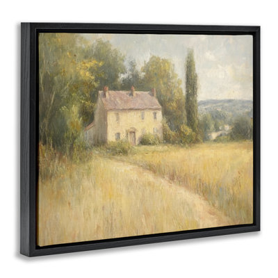 Hide Away Cottage House Floating Frame, design by Petal Prints Design