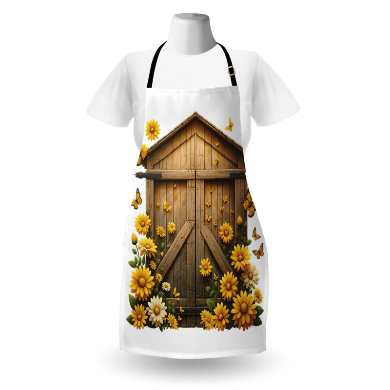 No Pattern Bib Apron