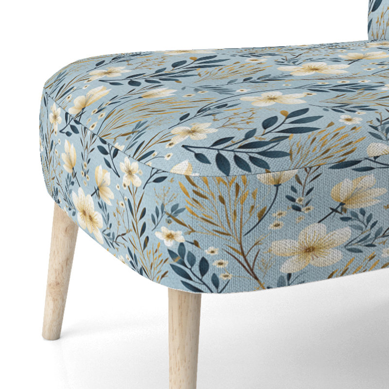 Chaise d'appoint rembourrée Blue Essence