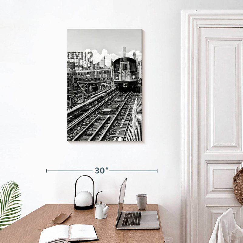 Line 7 Queens, 30" H x 20" W