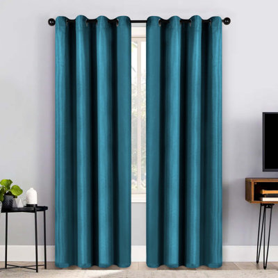 Polyester Thermal Insulated Room Darkening Curtain Panels