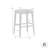 Jane Contemporary Transitional Wood Bar Height Kitchen Bar Stool In White Finish With Cream Fabric Upholstered Seat-2124354804-2124354805-2124354800
