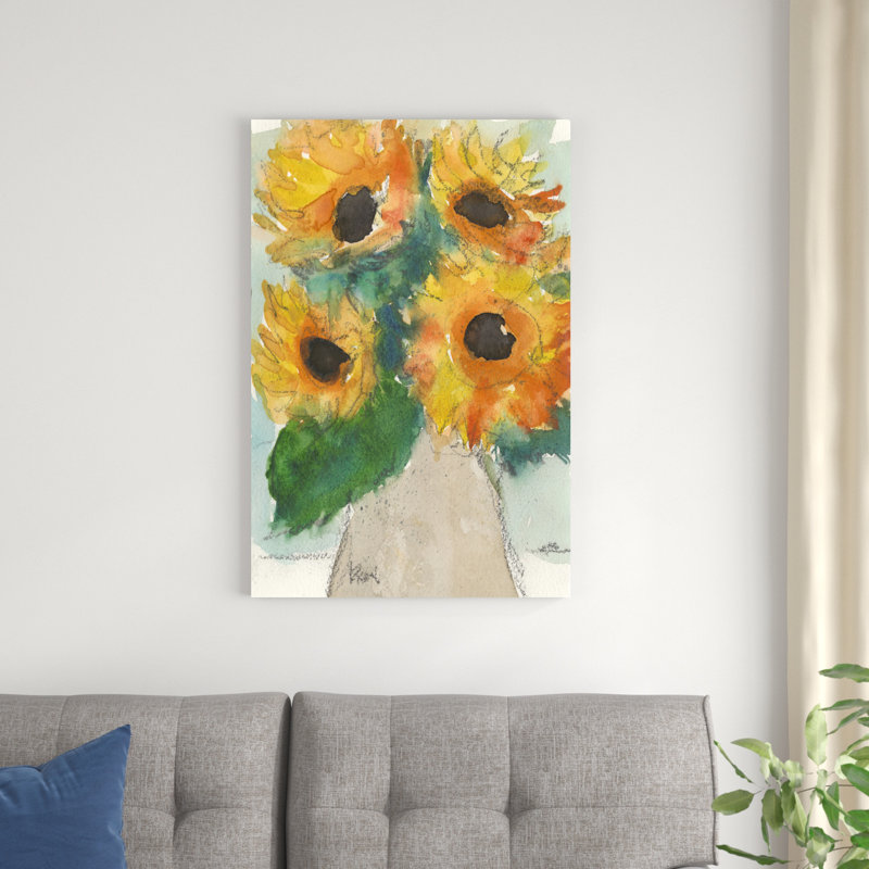 Tournesols rustiques II, H 36 po x l 24 po x P 1 po