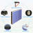 Foldable 4.5FT Table Tennis Table,for Indoor and Outdoor Use