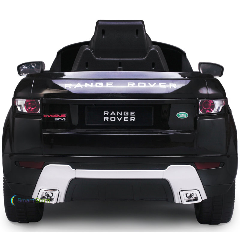 Black 12V Electric Ride-On Car with Remote Control and Music