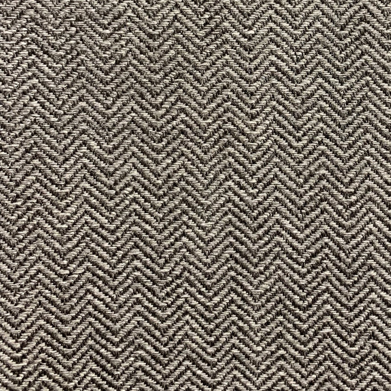 Jagged Ash Gray Chevron Sunbrella 24" Indoor/Outdoor Pillow