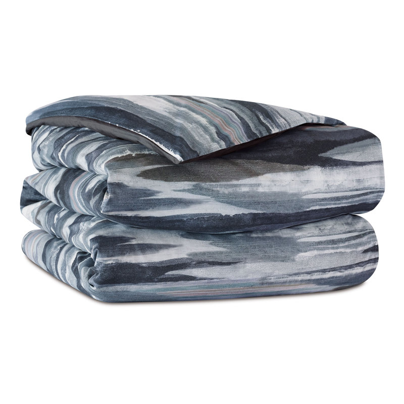 Lyra Sateen Duvet Cover, Queen Duvet Cover