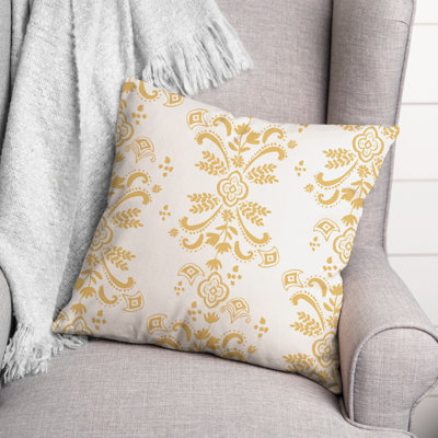 Floral Square Throw Cushion