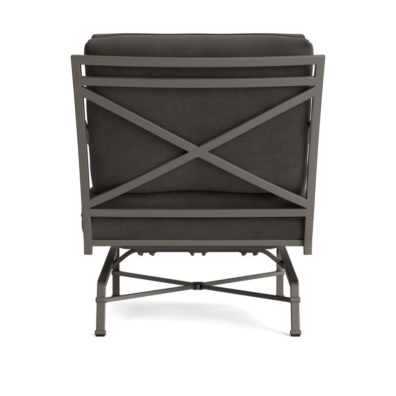 Venetian Outdoor Lounge Chair, Mica, Fusion Charcoal